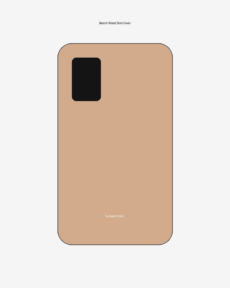 Beech Wood Slim Cover