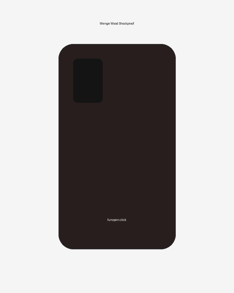 Wenge Wood Shockproof