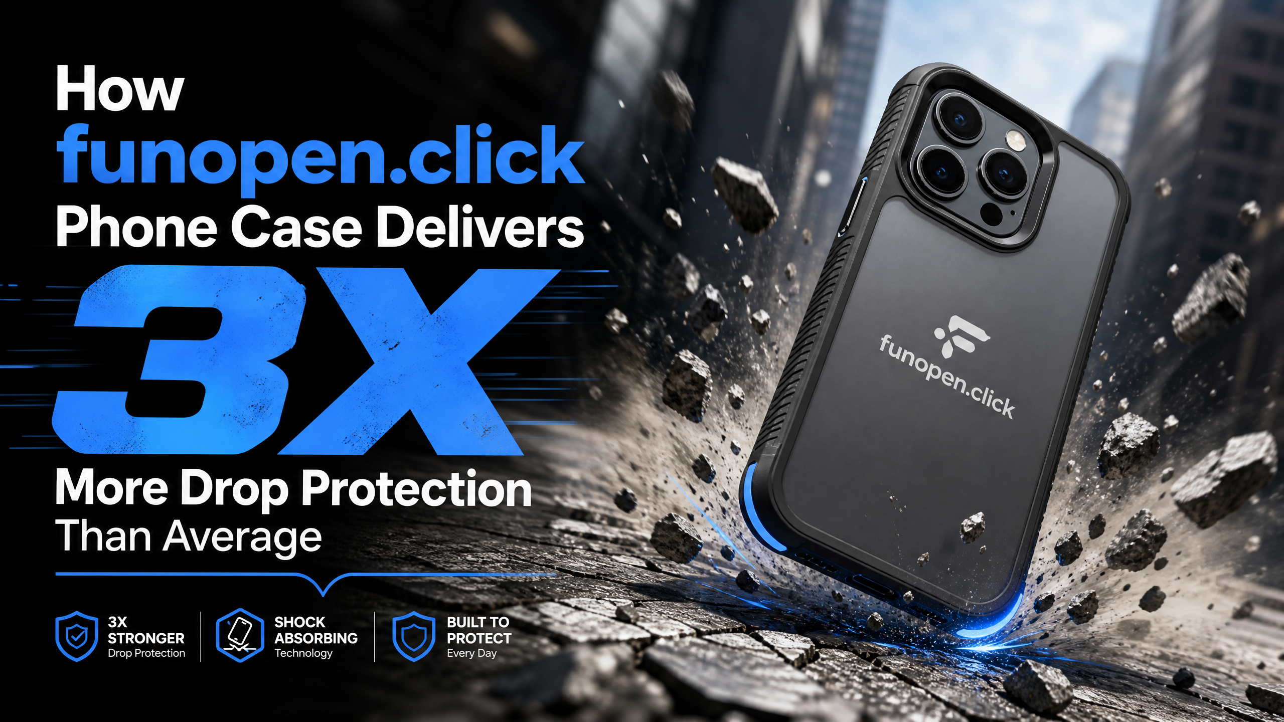 How funopen.click Phone Case Delivers 3X More Drop Protection Than Average
