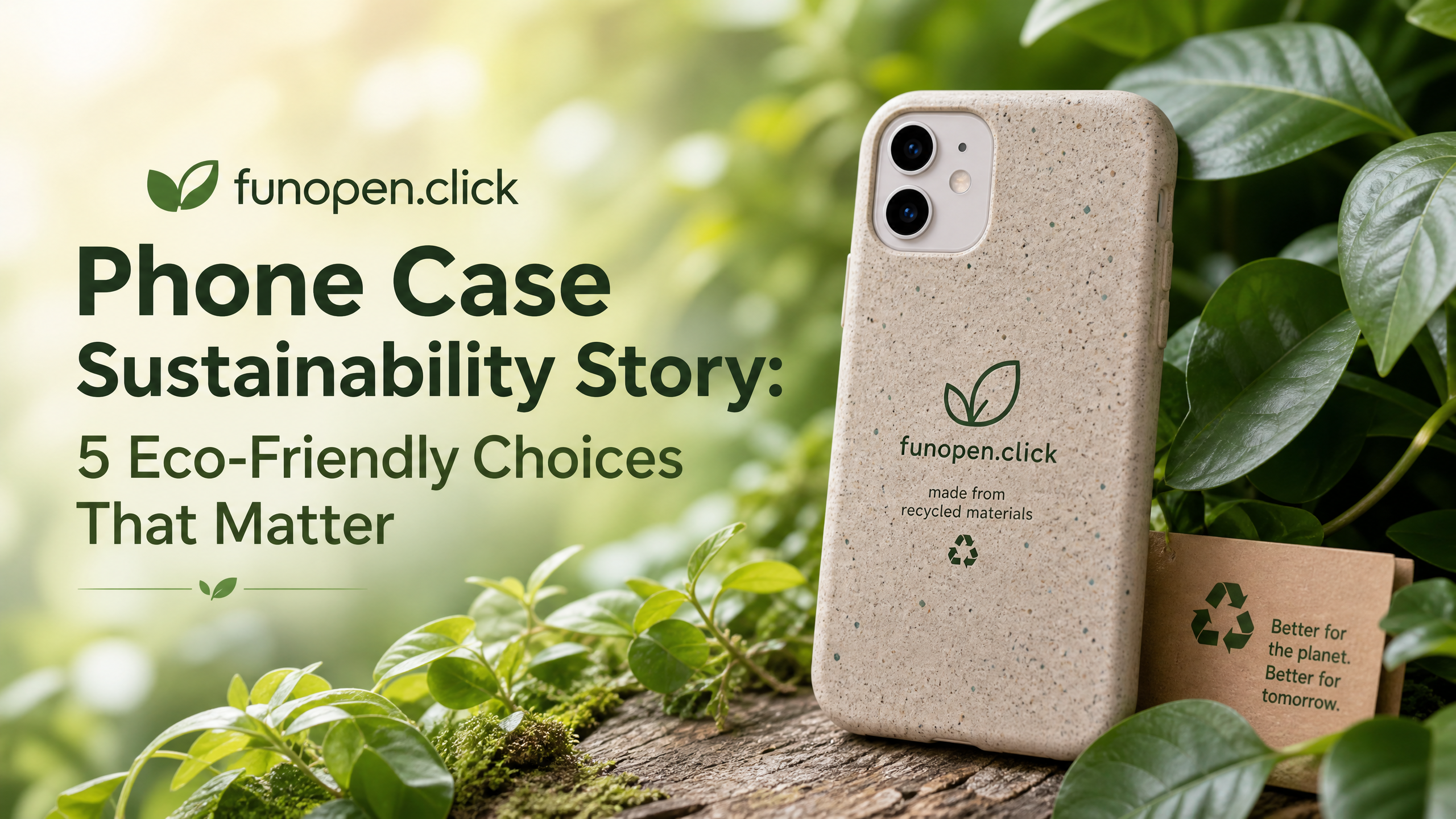 funopen.click Phone Case Sustainability Story: 5 Eco-Friendly Choices That Matter