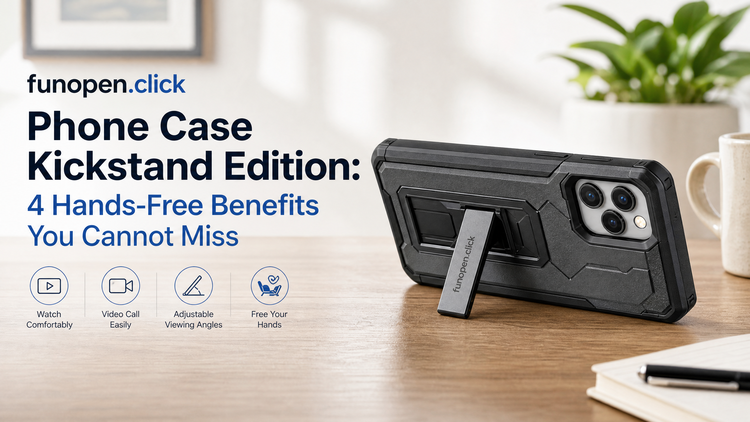 funopen.click Phone Case Kickstand Edition: 4 Hands-Free Benefits You Cannot Miss