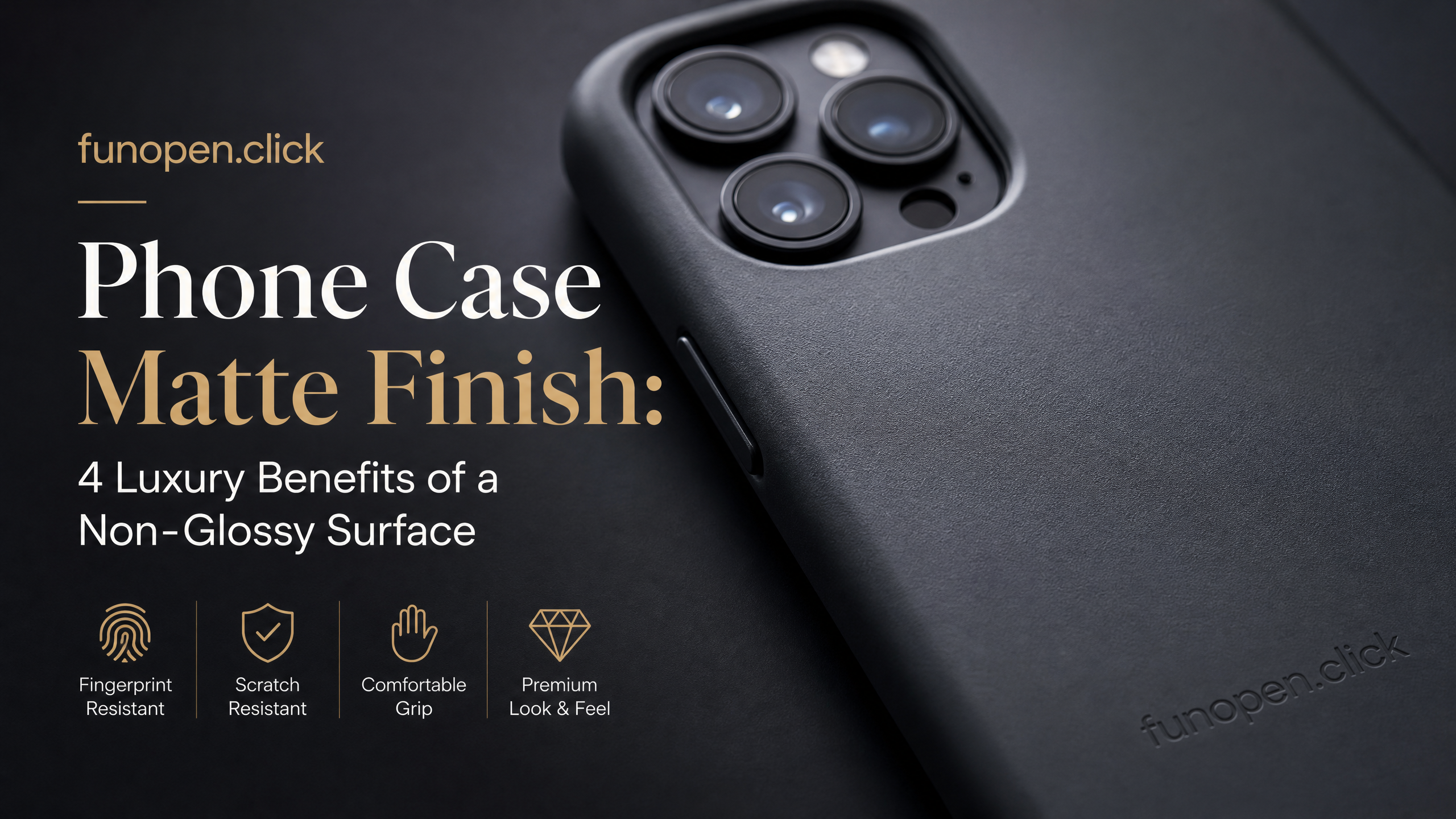 funopen.click Phone Case Matte Finish: 4 Luxury Benefits of a Non-Glossy Surface